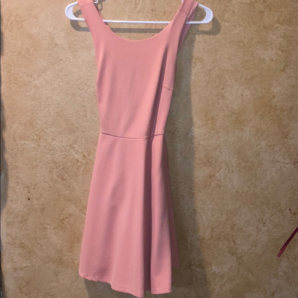 Francesca salmon colored short dress